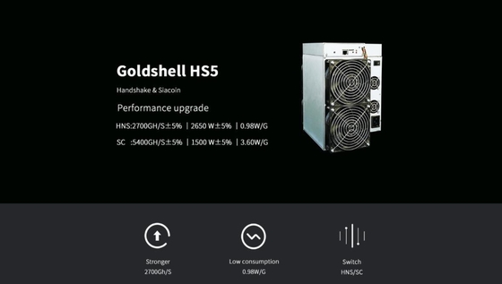 Cái bắt tay thứ 5.4 của Goldshell HS